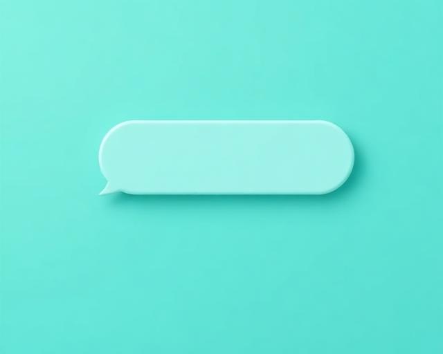 A short chat thread of soft message bubbles